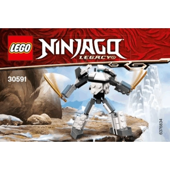 30591 Lego Ninjago Legacy Titanium & Mini Mech 2w1 - 77 elementów